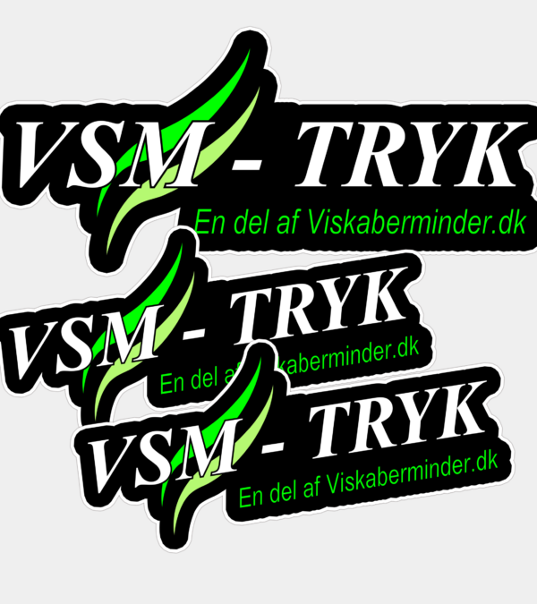 klistermærker udskåret