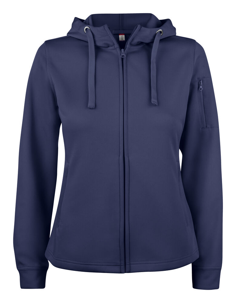 Clique Basic Active Hoody Full Zip Women - Billede 4