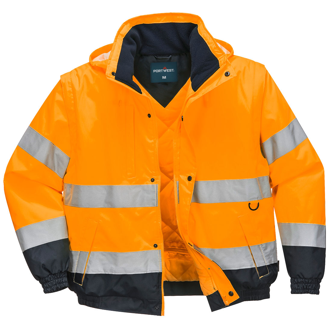 HI-vis 2-i-1 jakke