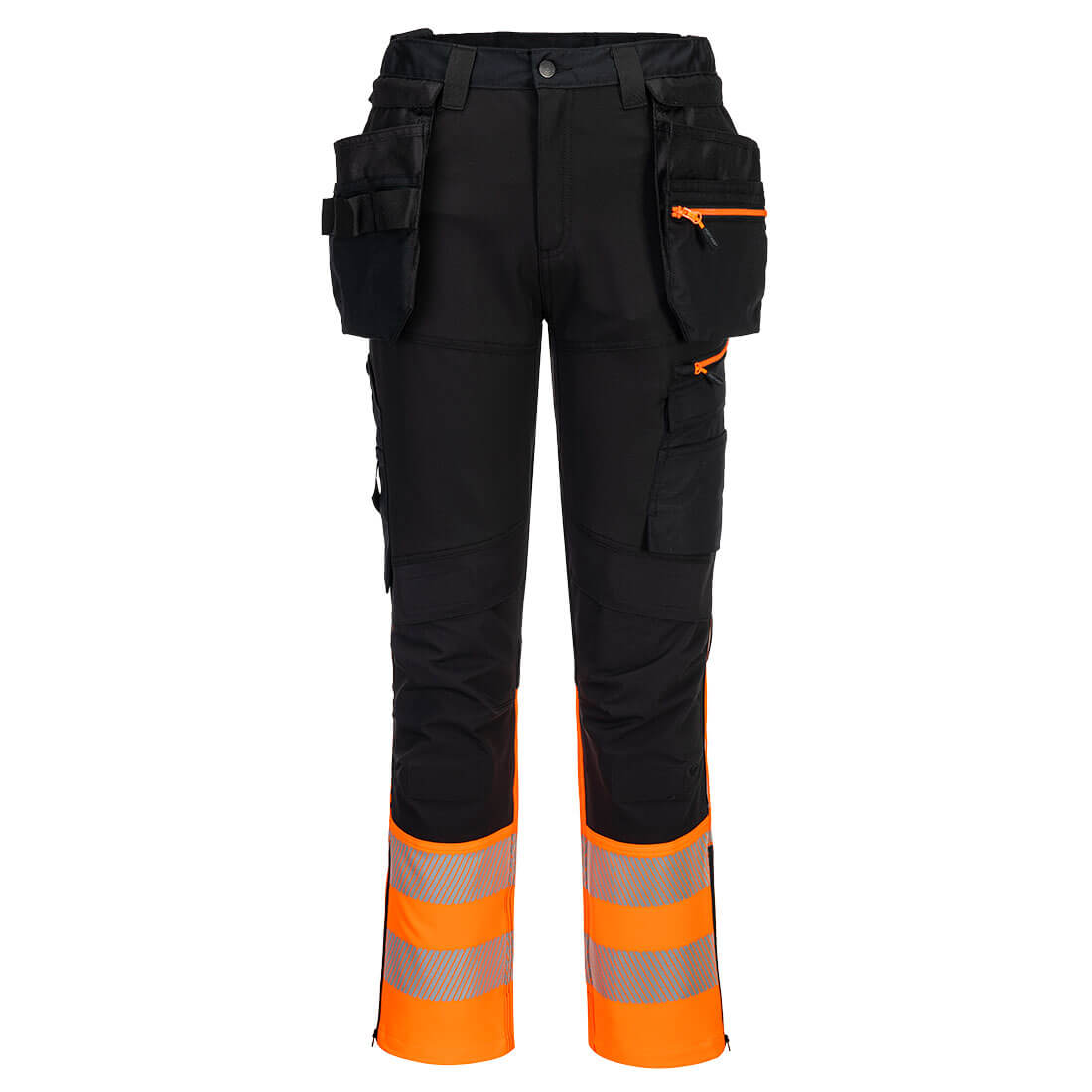 DX4 hi-vis klasse 1 bukser med aftagelige hængelommer