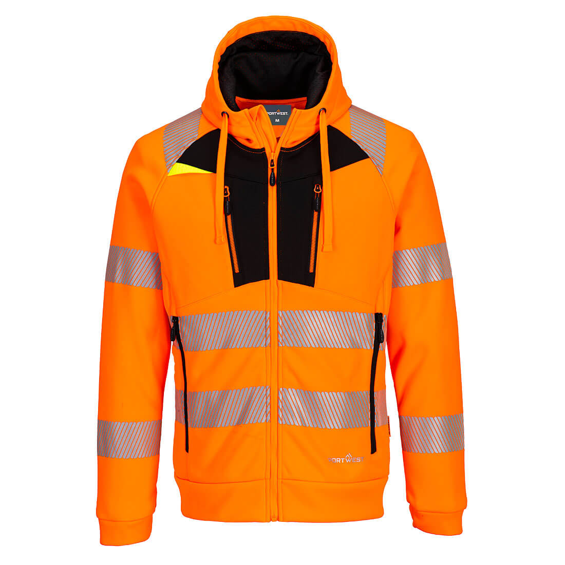 DX4 Hi-Vis Zip hættetrøje
