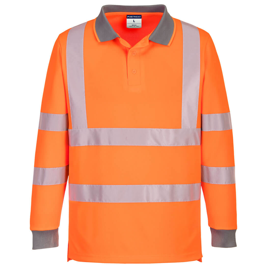 Eco Hi-Vis poloshirt L/S (6 pr. pk.)