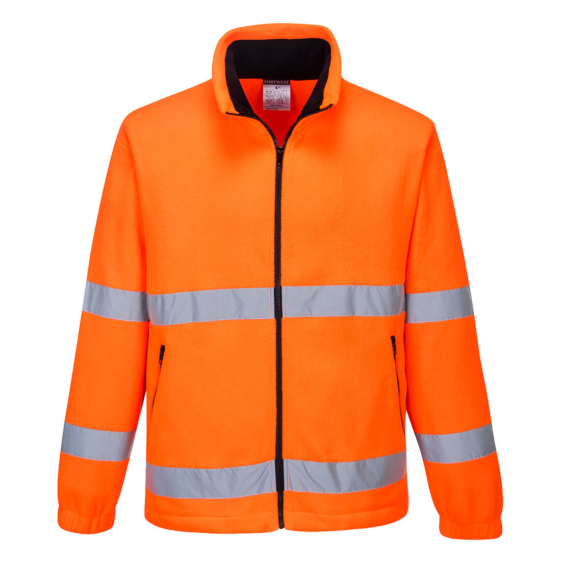Hi-vis windbreaker fleece