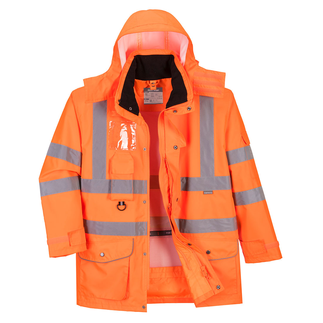 Hi-Vis 7-i-1 Trafikjakke, RIS