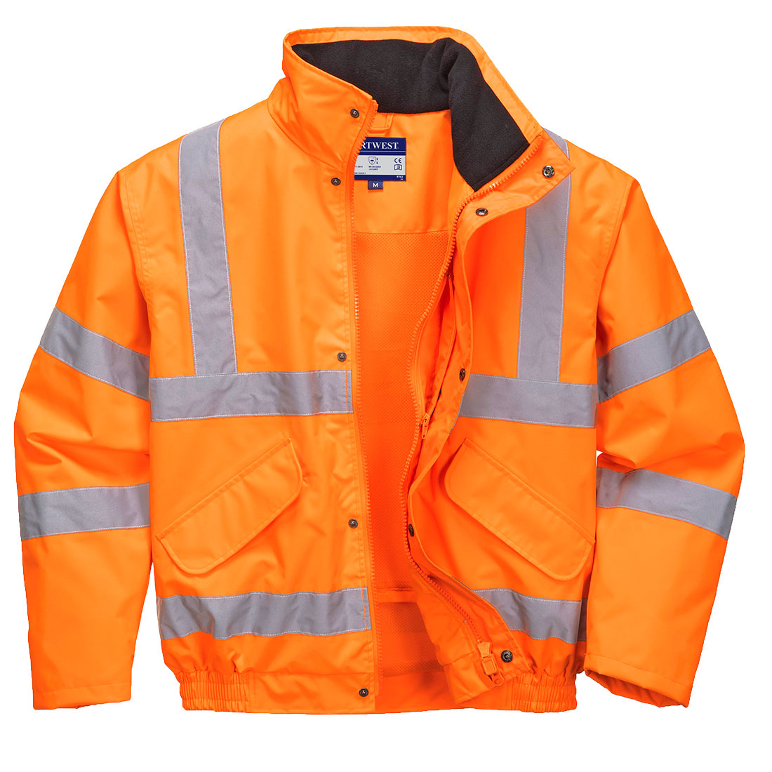 Hi-Vis åndbar Mesh foret jakke