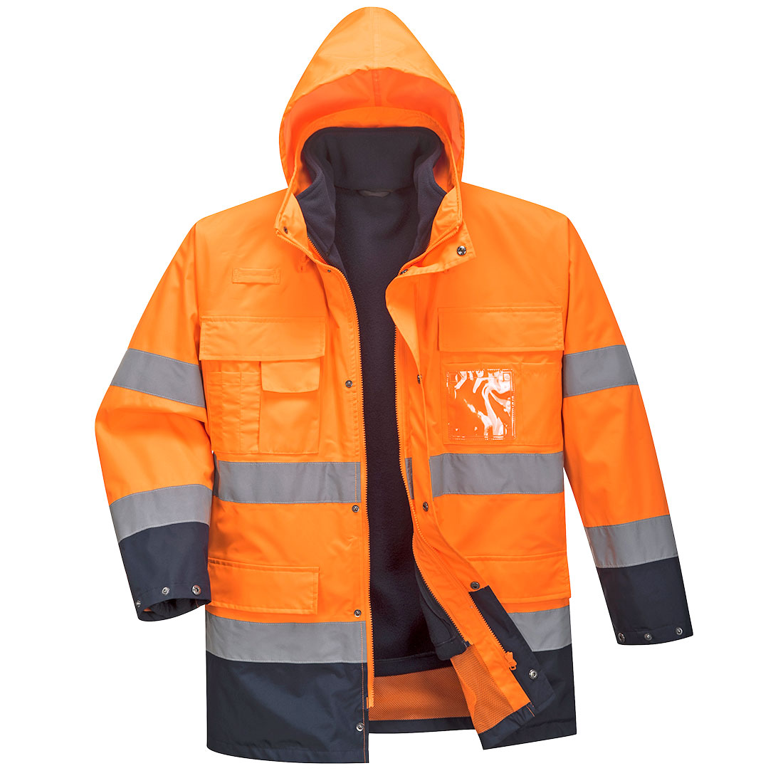Hi-Vis let 3-1 kontrast jakke