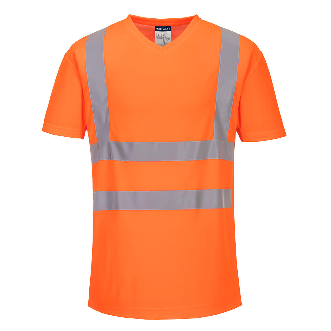 Hi-Vis T-shirt i bomuld med komfort-netindsats i bomuld S/S