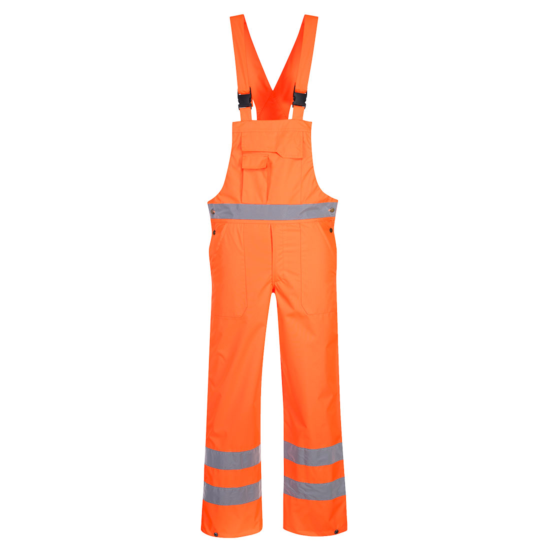 Hi-vis åndbar regnoveralls