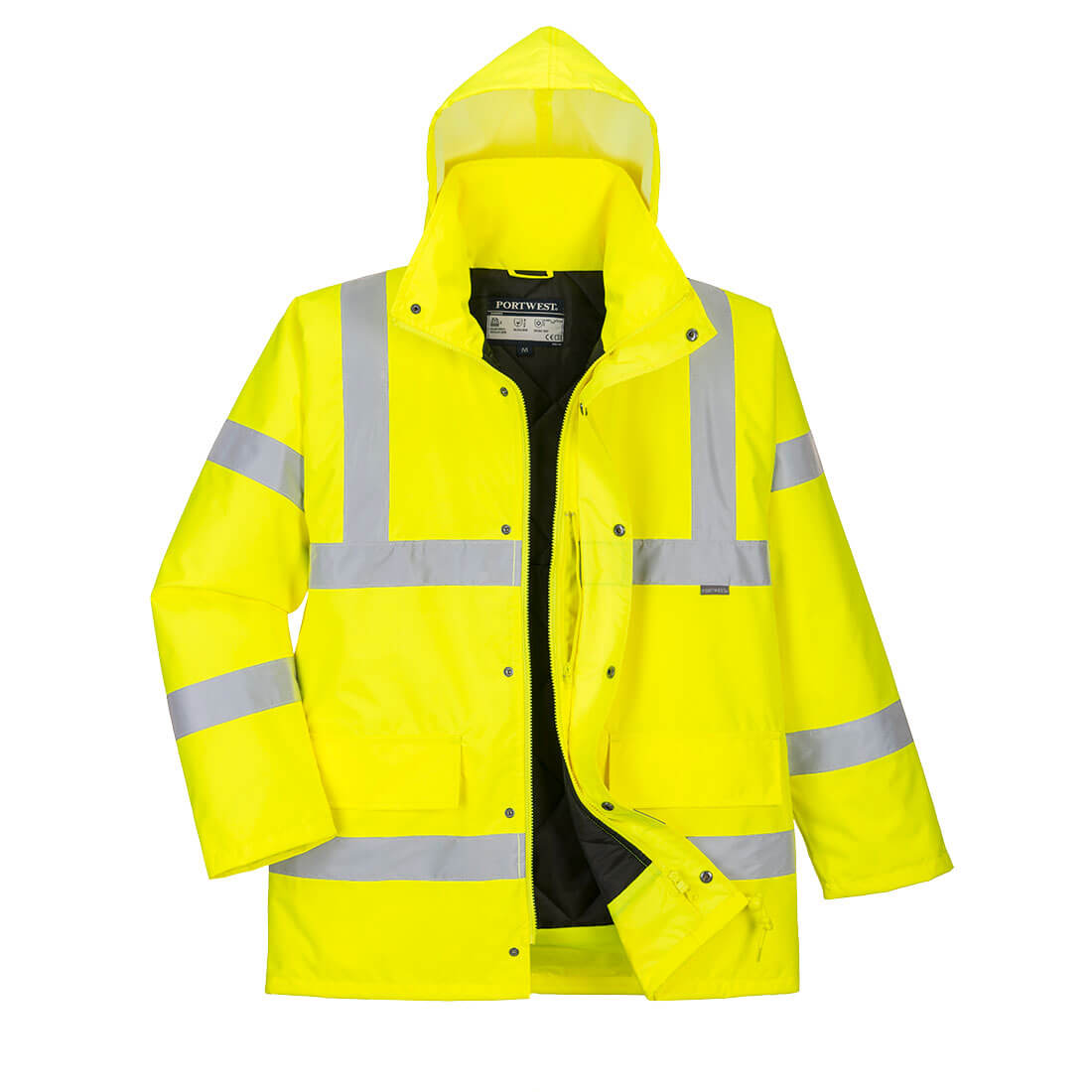 Hi-vis åndbar vinter trafikjakke