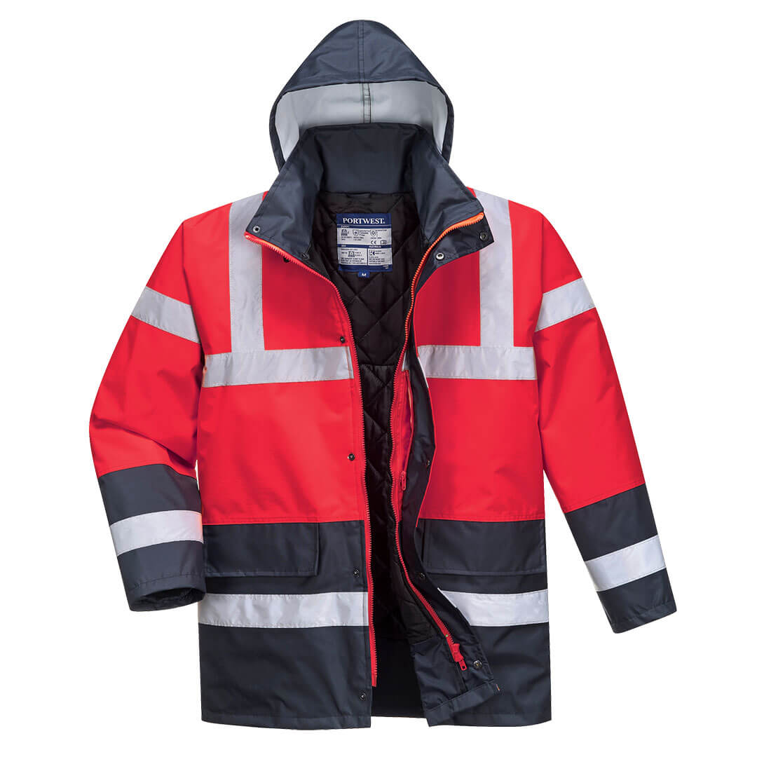 Hi-Vis 2 Farvet Trafikjakke
