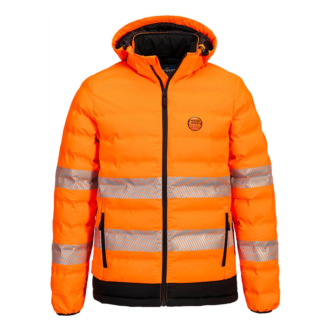 Hi-vis Ultrasonic varme kanal jakke