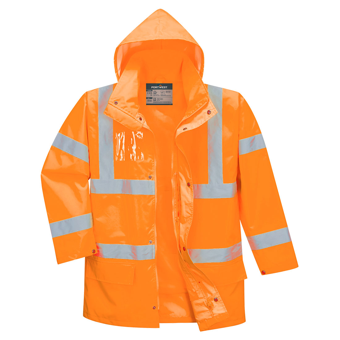 Klassisk hi-vis 5-i-1 jakke